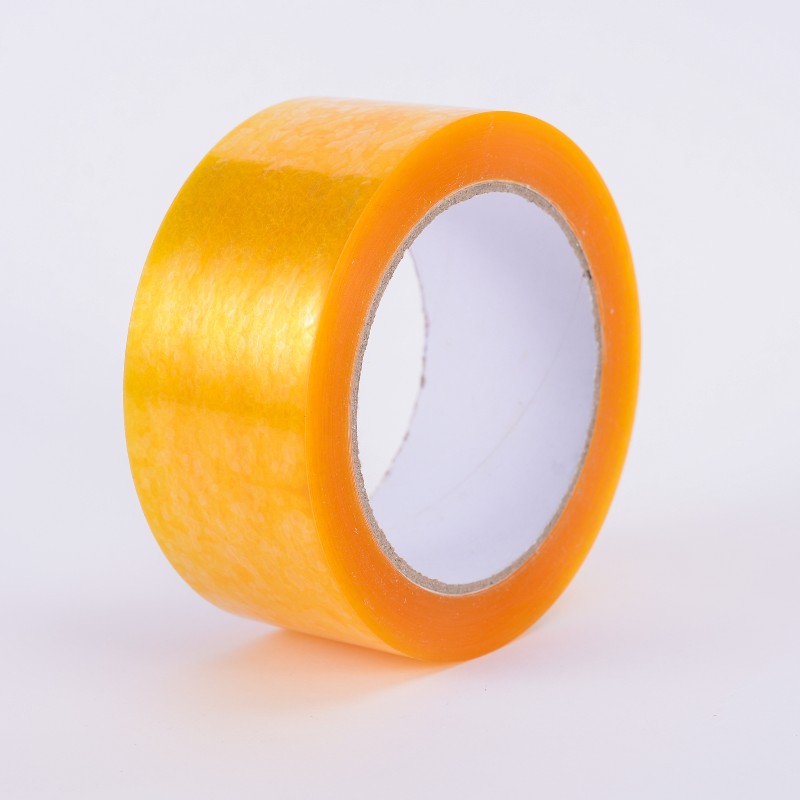 Bopp Packaging Seal Ruban transparent jaune haute viscosité
